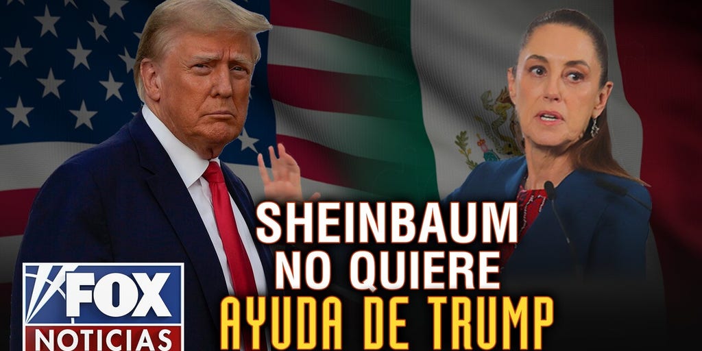 Sheinbaum no quiere ayuda militar de Trump
