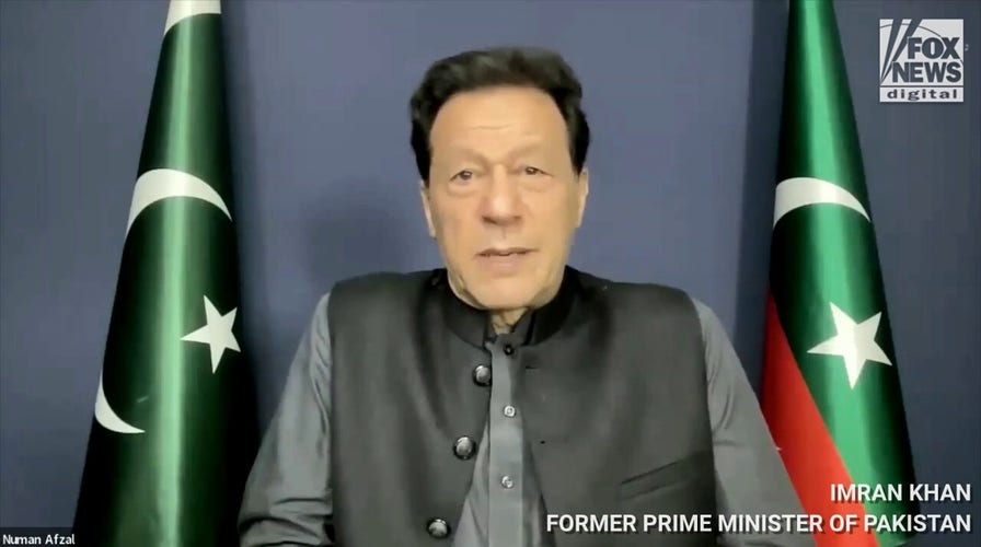 Former Pakistan Prime Minister Imran Khan talks to Fox News Digital 