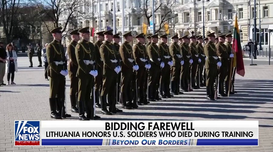 Lithuania honors US soldiers who died during training