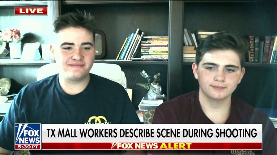 Brothers working at Texas mall recount enduring terrifying shooting