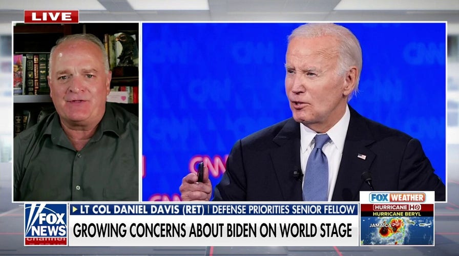 Lt Col. Davis says Biden’s mental fitness is a ‘real problem’: ‘Can’t afford to freeze up’