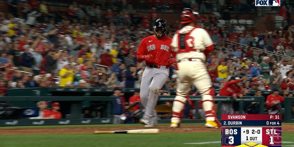 Red Sox score five runs in ninth inning to secure win over Cardinals