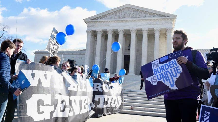 Supreme Court deeply divided on Texas abortion clinic case