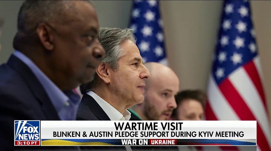 Blinken, Austin pledge more military support to President Zelenskyy