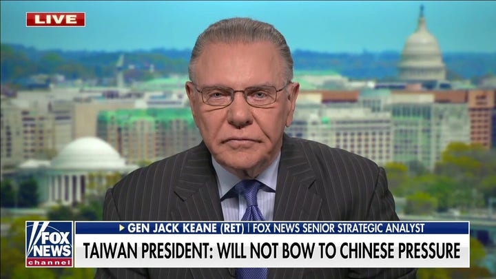 Gen. Keane: China’s potential takeover of Taiwan not imminent, but ‘getting closer’