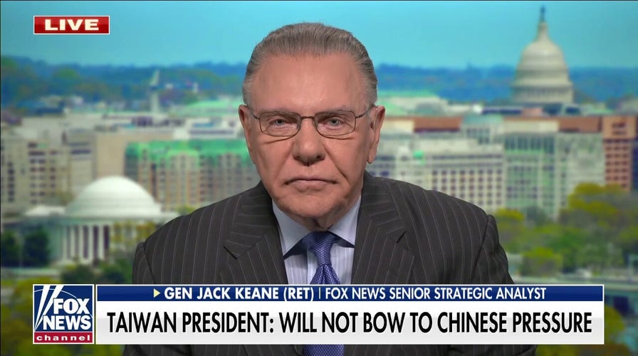 Gen. Keane: China’s potential takeover of Taiwan not imminent, but ‘getting closer’