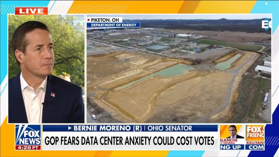 Sen Bernie Moreno warns of data center backlash impacting Ohio Senate race