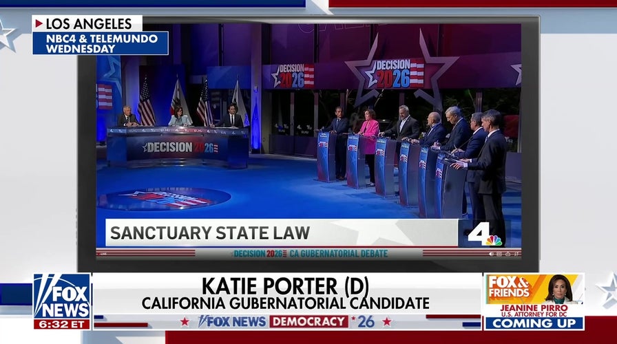California gubernatorial candidates clash over immigration policy, working class