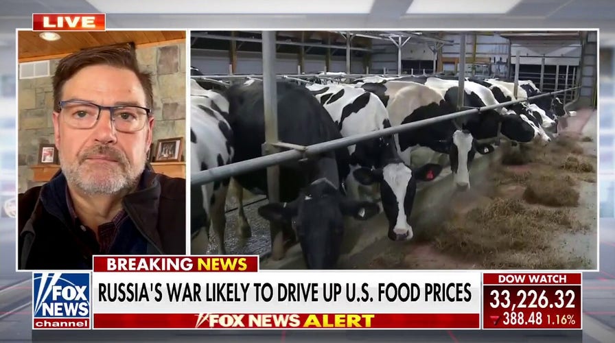Russia-Ukraine war to drive up US food prices, farmer warns