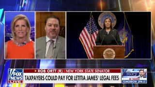 New York state senator explains why taxpayers could be on the hook for Letitia James' legal fees - Fox News