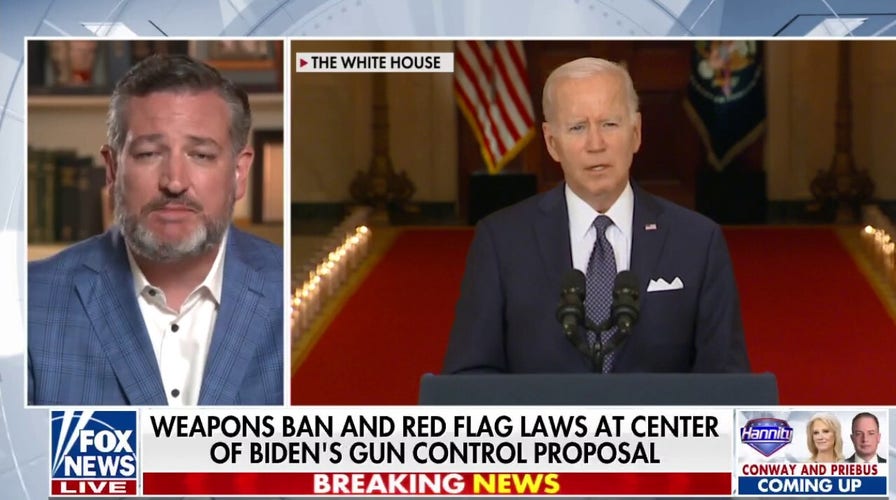Ted Cruz says Biden's gun control address riddled with 'hard left divisive politics'