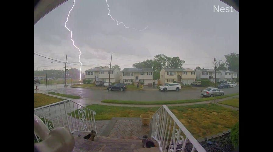New Jersey town employee struck by lightning