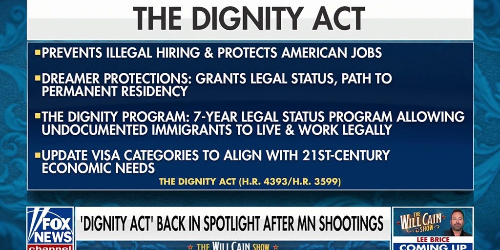 The 'Dignity Act' would grant legal status to certain illegal immigrants, GOP lawmaker explains