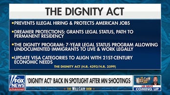 The 'Dignity Act' would grant legal status to certain illegal immigrants, GOP lawmaker explains