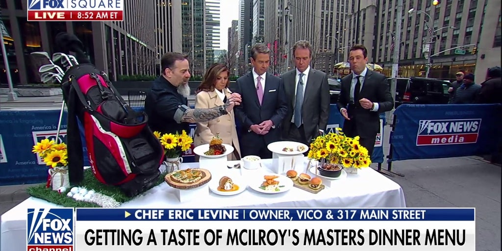 Chef recreates Rory McIlroy’s Masters dinner, giving fans a taste of the exclusive menu