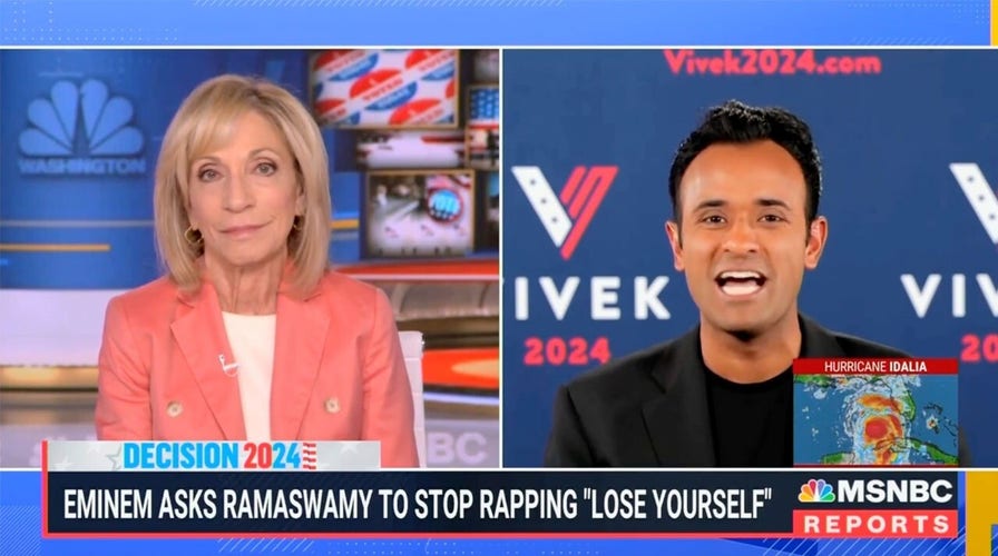 Vivek Ramaswamy says he will no longer perform 'Lose Yourself' following Eminem's cease-and-desist letter