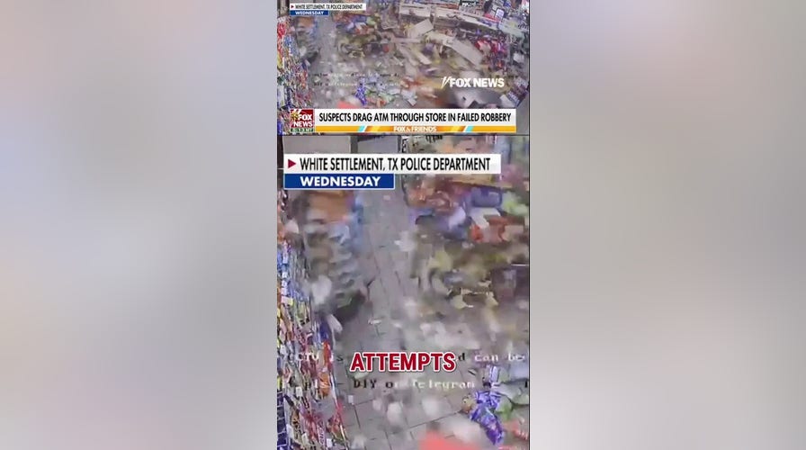 WATCH: Thieves DESTROY convenient store in a FAILED ATM HEIST