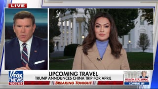 Trump announces China trip for April