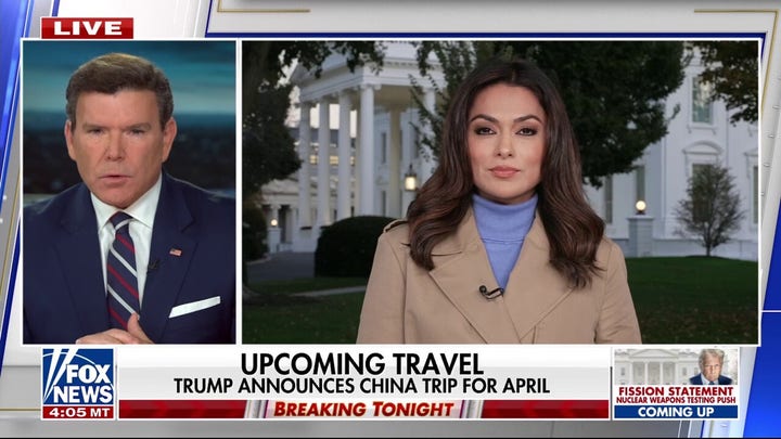 Trump announces China trip for April