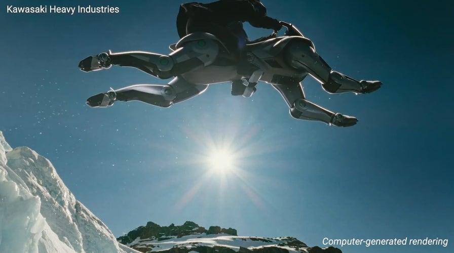 'CyberGuy': 4-legged hydrogen-powered robot you can actually ride