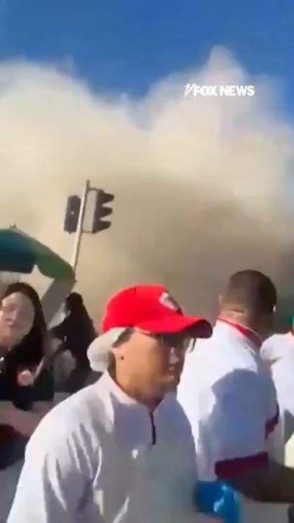 MAJOR earthquake brings down building in Colombia 