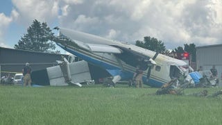 Aftermath of Tennessee plane crash captured on video