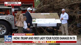 Trump, first lady visit central Texas amid devastating floods