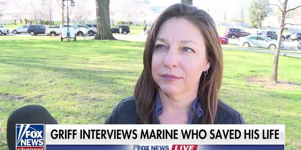 Griff Jenkins talks with US Marine who saved his life during Iraq War