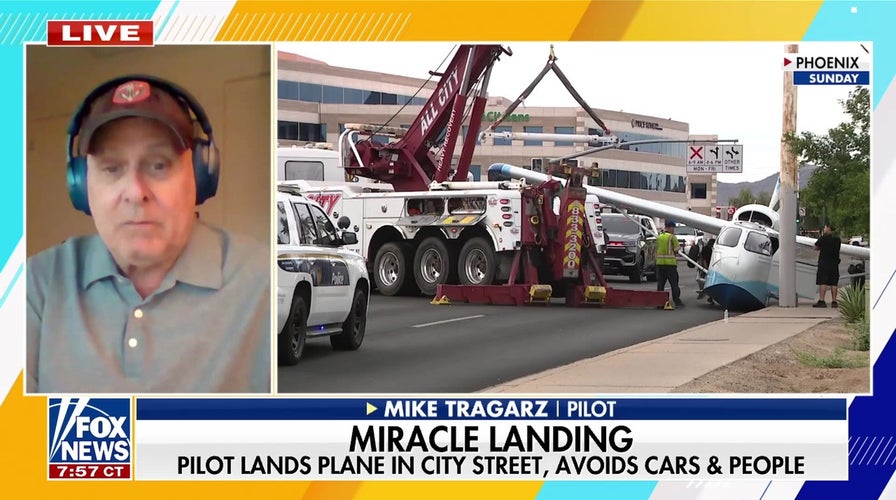 Pilot lands seaplane on Arizona street after engine failure