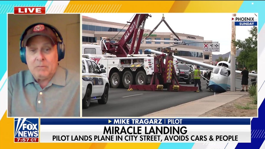 Pilot lands seaplane on Arizona street after engine failure