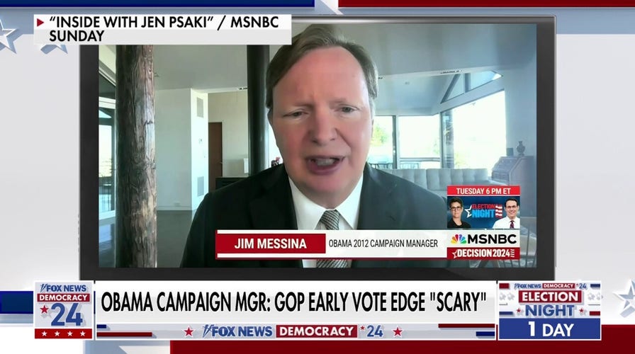 Dem calls GOP early voting surge 'scary' as 75M ballots cast before Election Day