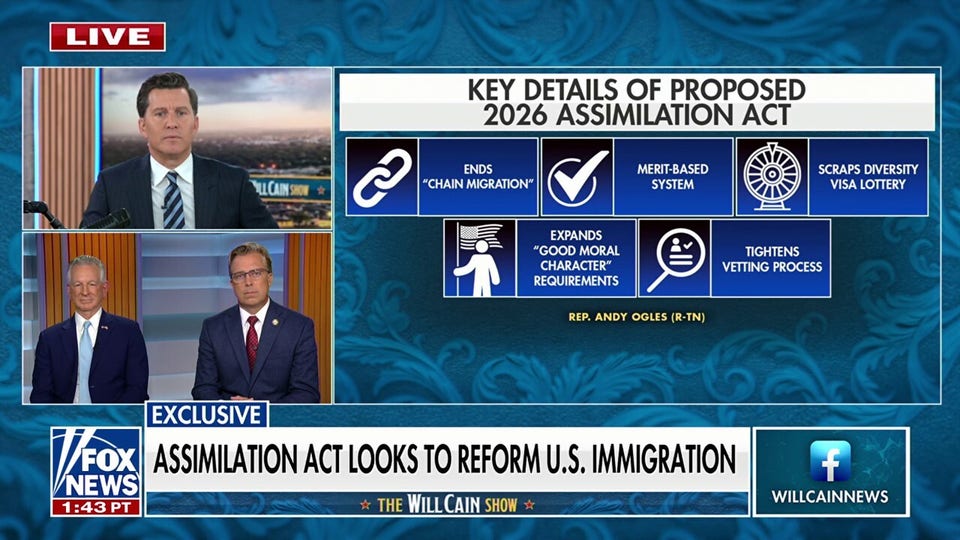 GOP lawmakers introduce Assimilation Act to reform US immigration system