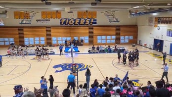 Valencia High School girls' volleyball team defeats Jurupa Valley in CIF playoffs