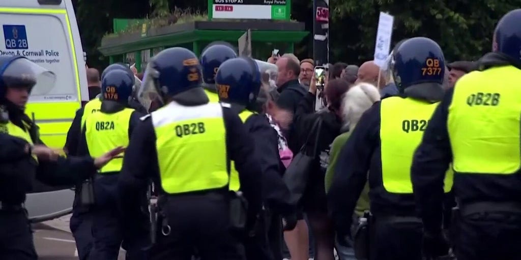 WATCH: Protests in Plymouth, England, United Kingdom