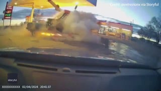 Truck slams into New Mexico gas station, driver escapes with minor injuries - Fox News