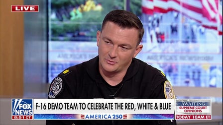 Air Force pilot details F-16 flyover for America 250 celebration in DC