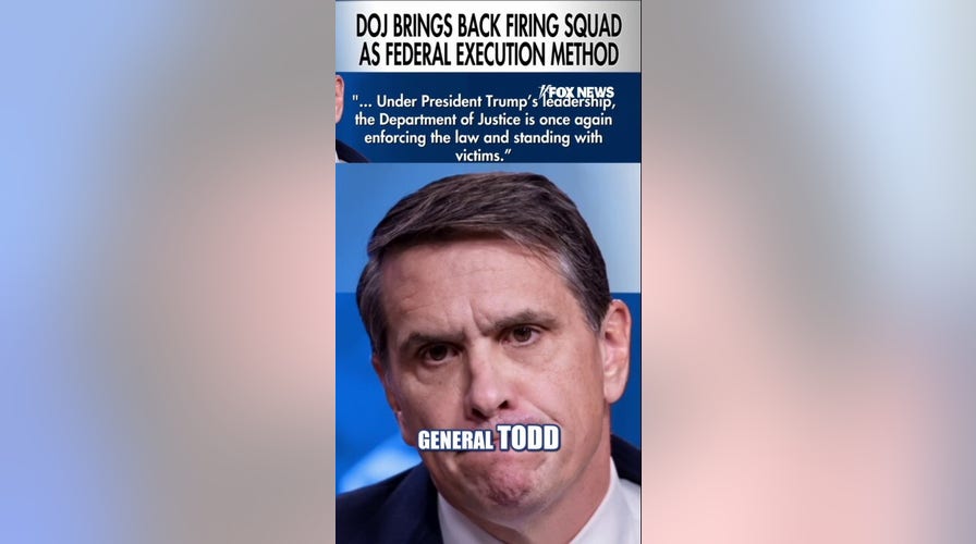 DOJ BRINGS BACK firing squad as form of execution