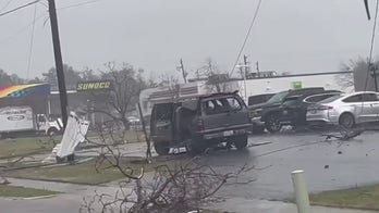Texas tornado footage shows wreckage: 'This car got thrown'