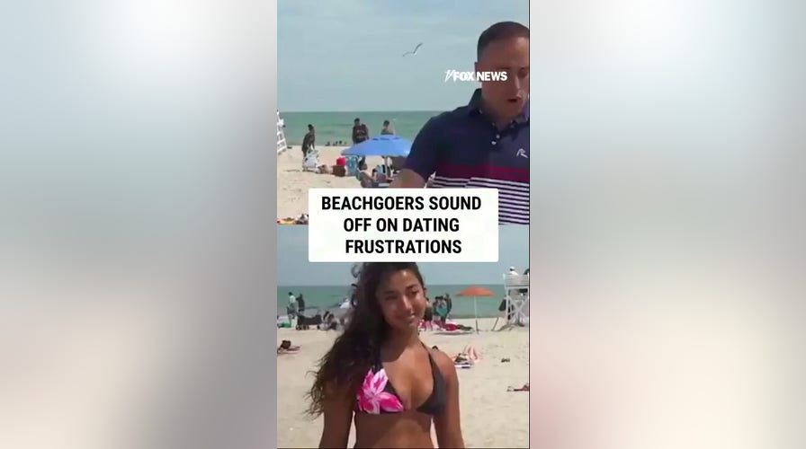 Beachgoers SOUND OFF on dating frustrations 