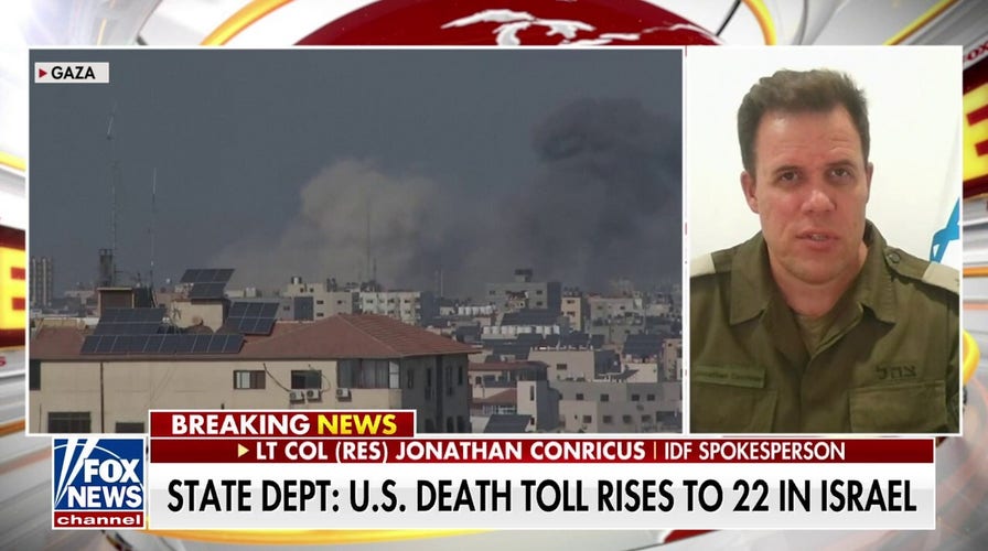 Israel-Hamas war: IDF spokesperson updates suspected aerial infiltration from Lebanon