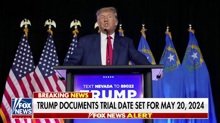 Trump classified documents trial date set