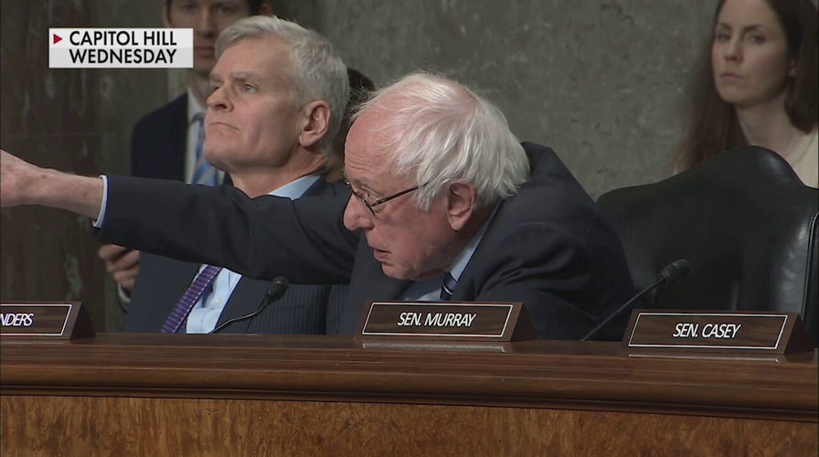 Mullin and Sanders get into a heated debate during a Senate hearing