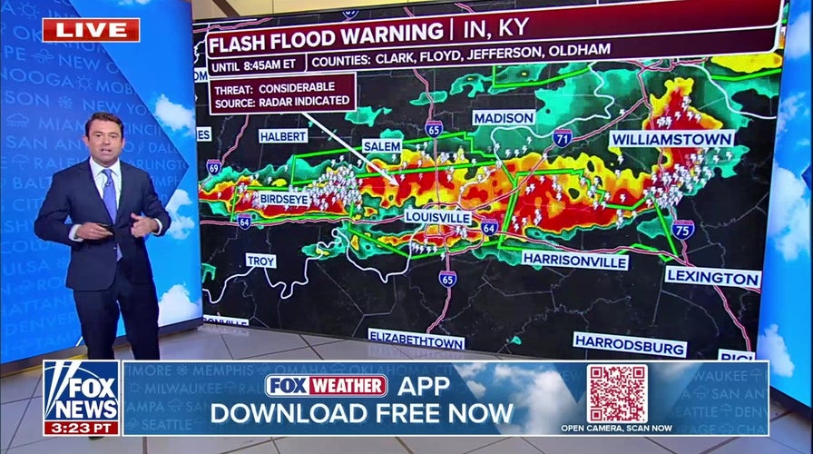 Meteorologist Adam Klotz details severe weather threats across Midwest and East Coast