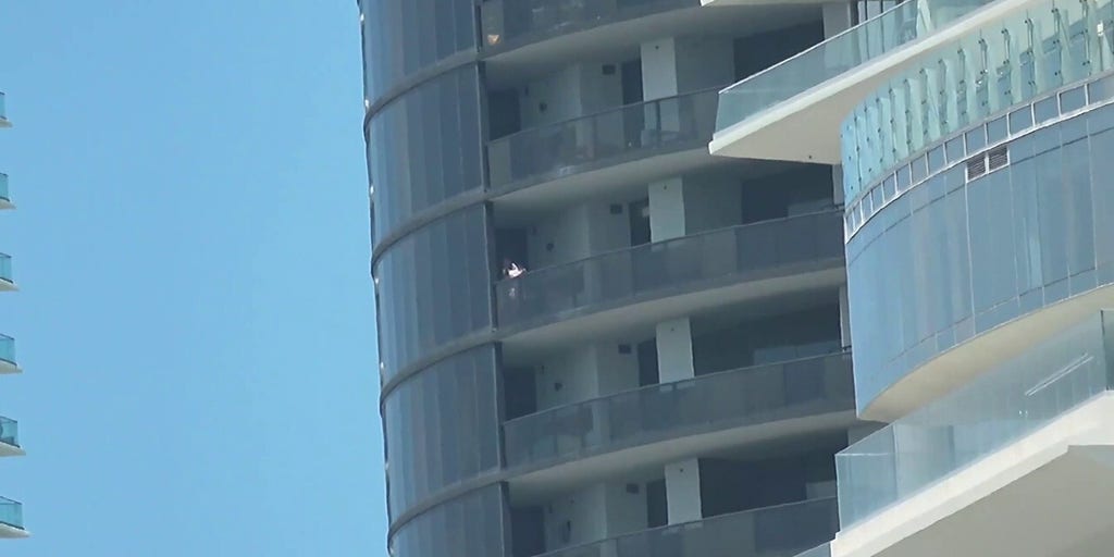 Dolphins star Tyreek Hill, wife look over balcony amid domestic dispute