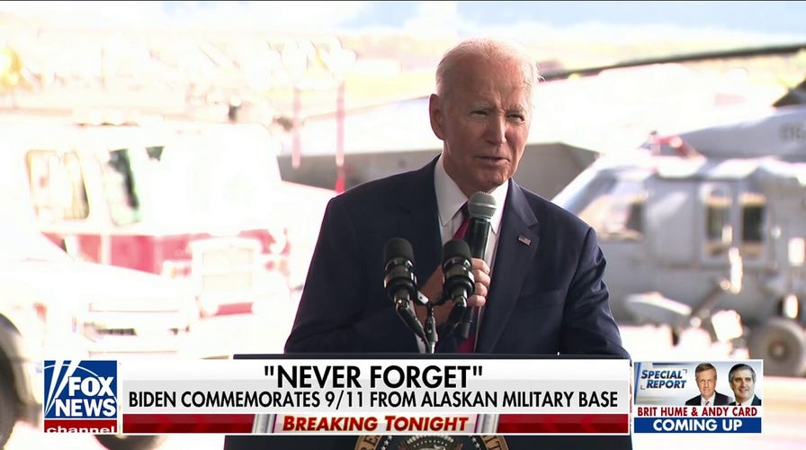 Biden commemorates 9/11 from Alaska