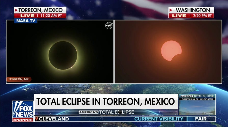 phopDifferent images of the eclipse worldwide