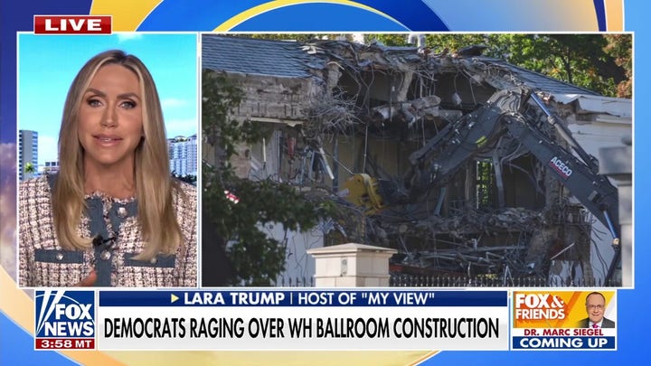 Lara Trump defends Trump's 'long overdue' East Wing renovation
