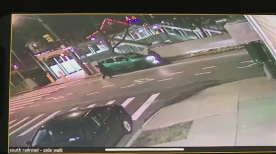 Surveillance video allegedly shows NYC bar owner driving into deputy
