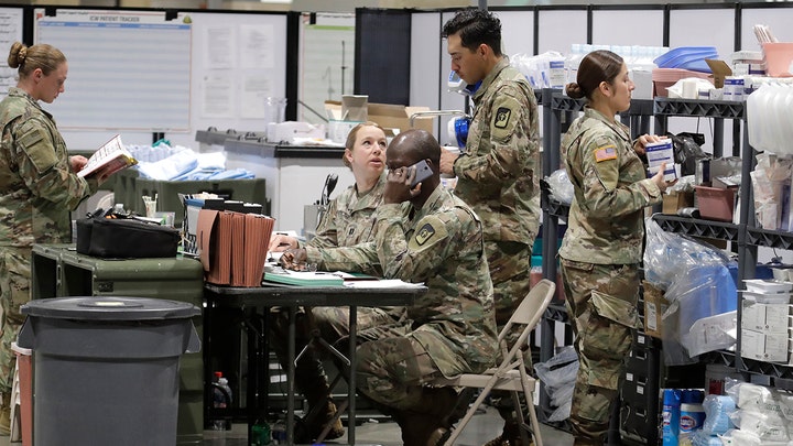 How is the US military helping fight the coronavirus pandemic?