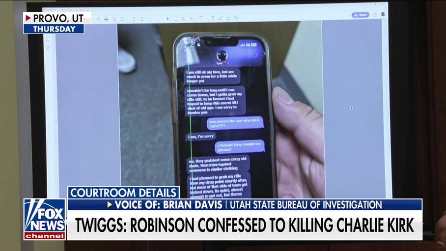 Charlie Kirk murder suspect Tyler Robinson confesses to killing, citing 'enough hatred'